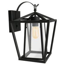 Load image into Gallery viewer, Farmhouse Semi Flush Mount Ceiling Light Fixture, E26 Base, Industrial Black Pendant Lamp Shade, Vintage Close to Ceiling Lighting for Kitchen Island Laundry Corridor Porch Foyer Hallway Entryway