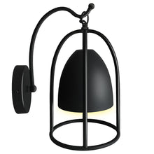 Load image into Gallery viewer, Farmhouse Semi Flush Mount Ceiling Light Fixture, E26 Base, Industrial Black Pendant Lamp Shade, Vintage Close to Ceiling Lighting for Kitchen Island Laundry Corridor Porch Foyer Hallway Entryway