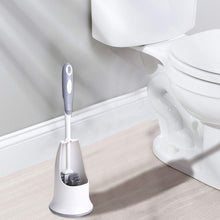 Load image into Gallery viewer, TreeLen Toilet Brush Set,Toilet Bowl Brush and Holder for Bathroom Toilet - White 2 PCS