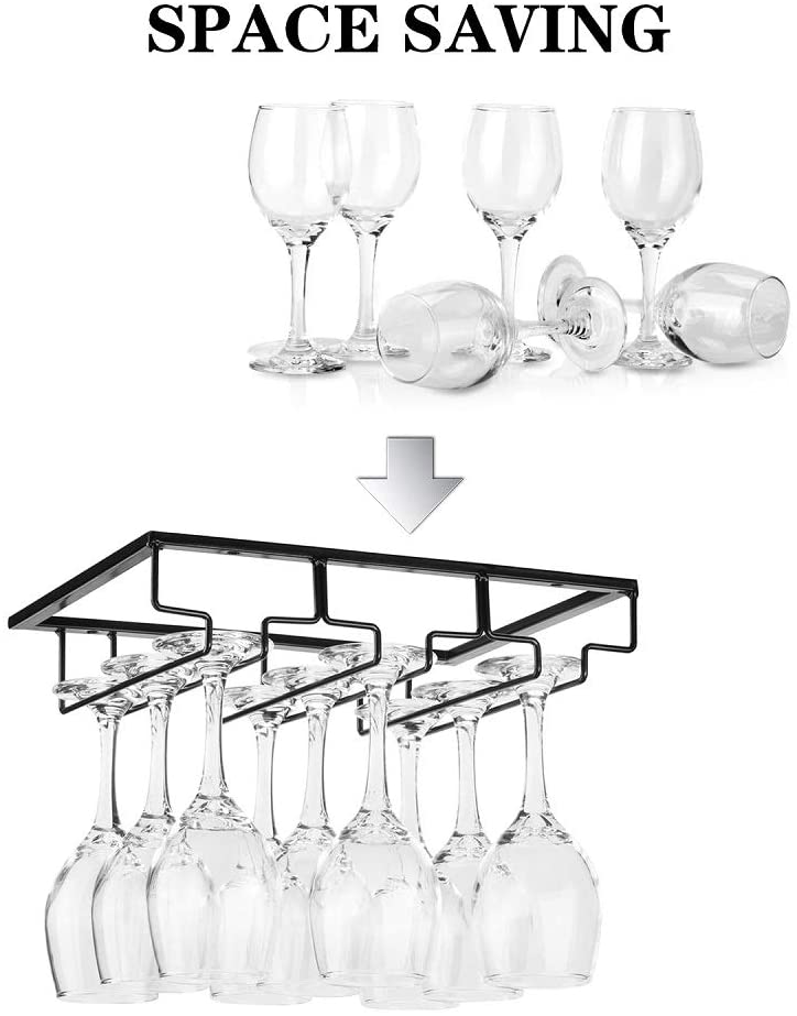 Omega National 36 Wine Stemware Rack (Unlacquered Maple)