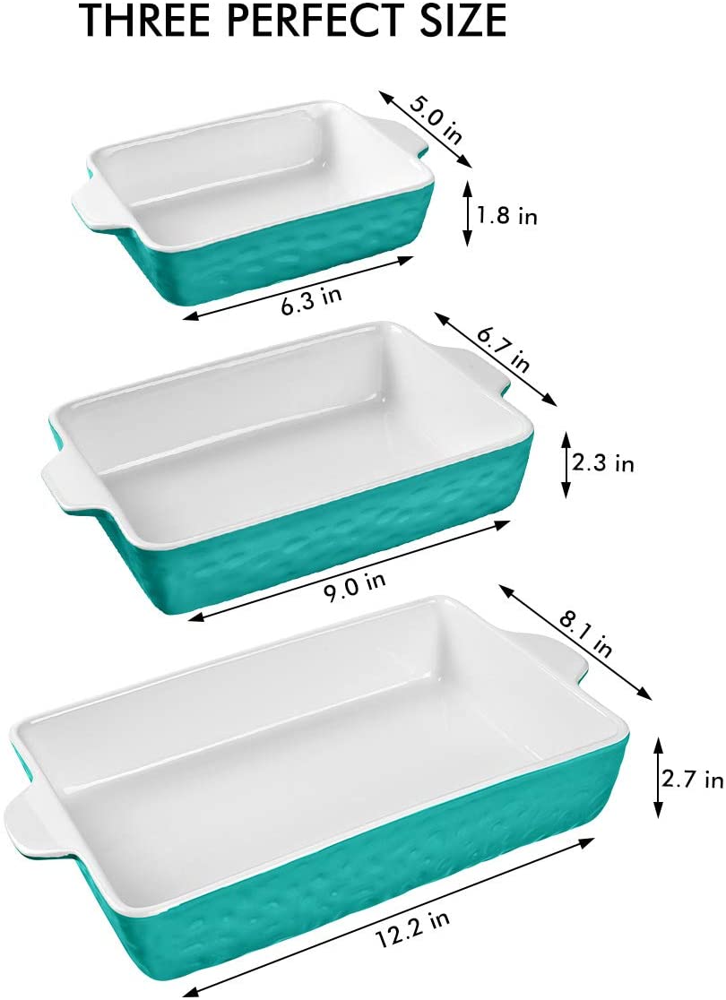 Vintage Cookware KOOV Bakeware Set, Ceraic Baking Dish