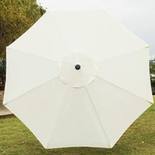 Load image into Gallery viewer, Patio, Lawn &amp; Garden 9&#39; Patio Umbrella Outdoor Table Umbrella with 8 Sturdy Ribs (Beige)