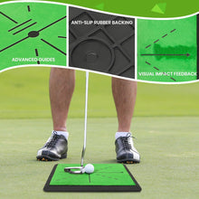 Load image into Gallery viewer, Golf Mats Practice Indoor Outdoor Path Feedback Golf Training Mat 16&quot;X12&quot; Detection Batting Extra Replaceable Golf Impact Mat Golf Gifts for Men/Women