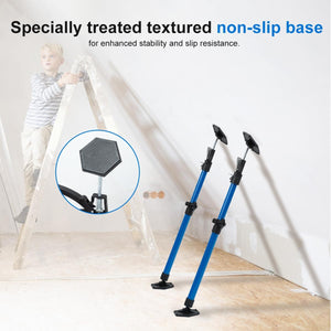 Install Cabinets 2-Pack Tools 20'' to 46.5'' Adjustable Support Pole Third Hand Tool with 154 Lbs Capacity for Cabinet Jack, Drywall Jack& Cargo Bars