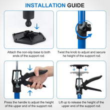 Load image into Gallery viewer, Install Cabinets 2-Pack Tools 20&#39;&#39; to 46.5&#39;&#39; Adjustable Support Pole Third Hand Tool with 154 Lbs Capacity for Cabinet Jack, Drywall Jack&amp; Cargo Bars