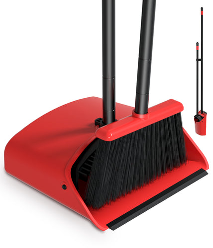 SONCAL Broom and Dustpan Set，Extendable 52