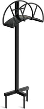Load image into Gallery viewer, Garden Hose Holders for Outside, Water Hose Holder Freestanding, Black Ground Hose Stand