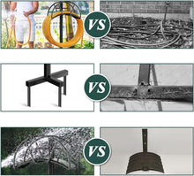 Load image into Gallery viewer, Garden Hose Holders for Outside, Water Hose Holder Freestanding, Black Ground Hose Stand