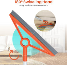 Load image into Gallery viewer, Air Broom with Removable Rubber Strip and Broom Bristle, Silicone Broom for Indoor Cleaning, Multifunctional Floor Squeegee for Dust, Hair, Liquids