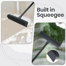 Load image into Gallery viewer, Pet Hair Removal Rubber Broom with Squeegee Carpet Rake for Fluff Rug Silicone Broom for Hardwood Floor