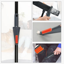 Load image into Gallery viewer, Pet Hair Removal Rubber Broom with Squeegee Carpet Rake for Fluff Rug Silicone Broom for Hardwood Floor