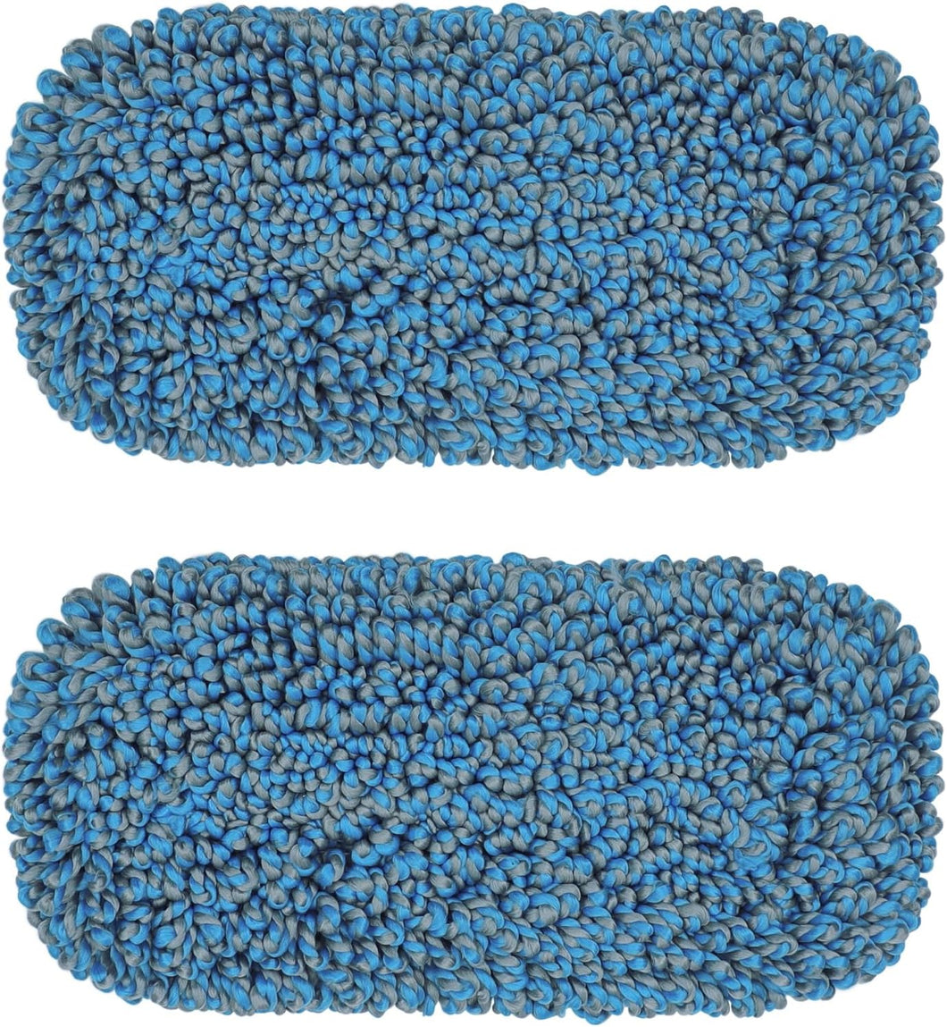 2 Pack Reusable Mop Pads for MAVRIZ Dust Mop Refill Microfiber Mop Pad for Hardwood Floor Cleaning Machine Washable Replacement Mop Pads