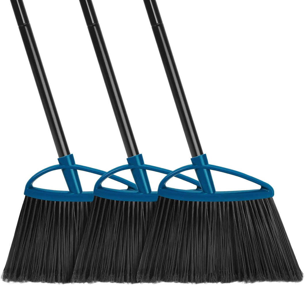 TREELEN 3 Pack Heavy Duty Broom Outdoor with 60