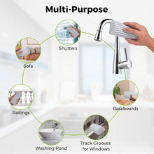 Load image into Gallery viewer, 4-Pack Damp Clean Duster Sponge, Sponge Cleaning Brush, Duster for Cleaning Blinds, Glass, Baseboards, Vents, Railings, Mirrors,Window Track Grooves and Faucets