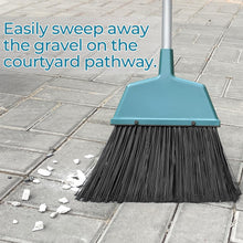 Load image into Gallery viewer, Long Stiff Bristle Brooms for Sweeping Indoors, Angle Brooms with 58&quot; Long Handles Heavy Duty Soft Bristle Brooms, Kitchen Brooms for Shop Office Lobby