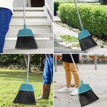 Load image into Gallery viewer, Long Stiff Bristle Brooms for Sweeping Indoors, Angle Brooms with 58&quot; Long Handles Heavy Duty Soft Bristle Brooms, Kitchen Brooms for Shop Office Lobby