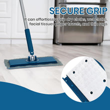 Load image into Gallery viewer, Sweeper Mop Kit Compatible with Swiffer Pads, Small Flat Mop with 2 Reusable Mop Cloths for Hardwood Kitchen Bathroom Pet Hair
