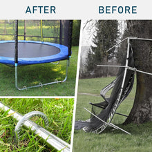 Load image into Gallery viewer, Trampoline Stakes, Trampoline Anchors High Wind 12inch Trampoline Ground Anchors Heavy Duty Ground Stakes Galvanized Steel Trampoline Accessories