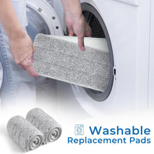 Load image into Gallery viewer, Mop and Bucket Set with 2 Washable Pads,Mop and Bucket with Wringer Set for Home Kitchen Tile Hardwood Laminate Floor Cleaning