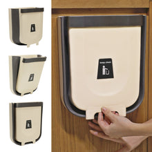 Load image into Gallery viewer, Trash Can 2.3Gallon for Kitchen Bathroom Outdoor - Brown Khaki