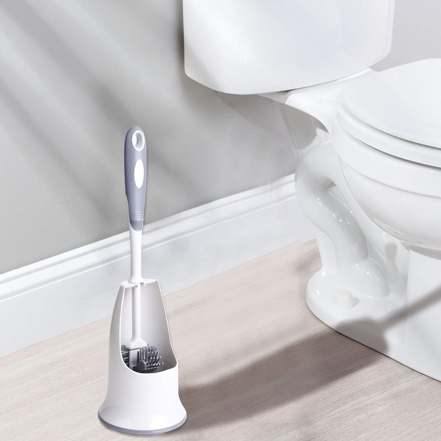 TreeLen Toilet Brush Set,Toilet Bowl Brush and Holder for Bathroom Toi