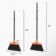 Load image into Gallery viewer, Heavy-Duty Broom, Long Handle Angle Broom for Garages, Courtyard, Sidewalks, Decks and Outdoor Surfaces, Perfect for Home Kitchen Room Office Floor