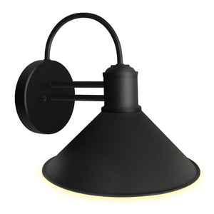 Farmhouse Semi Flush Mount Ceiling Light Fixture, E26 Base, Industrial Black Pendant Lamp Shade, Vintage Close to Ceiling Lighting for Kitchen Island Laundry Corridor Porch Foyer Hallway Entryway
