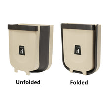 Load image into Gallery viewer, Trash Can 2.3Gallon for Kitchen Bathroom Outdoor - Brown Khaki