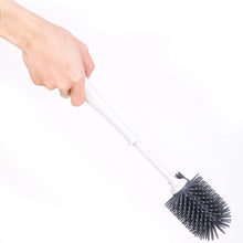 Load image into Gallery viewer, TreeLen Toilet Brush Set,Toilet Bowl Brush and Holder for Bathroom Toilet - White 2 PCS