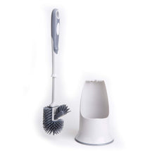 Load image into Gallery viewer, TreeLen Toilet Brush Set,Toilet Bowl Brush and Holder for Bathroom Toilet - White 2 PCS