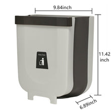 Load image into Gallery viewer, Trash Can 2.3Gallon for Kitchen Bathroom Outdoor - Grey