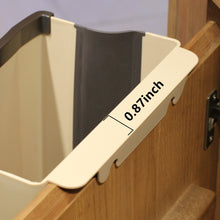 Load image into Gallery viewer, Trash Can 2.3Gallon for Kitchen Bathroom Outdoor - Brown Khaki