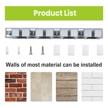 Load image into Gallery viewer, Broom and Mop Holder - 4 Position with 4 Hooks 15.7 in