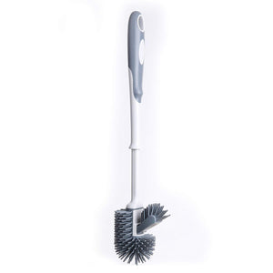 TreeLen Toilet Brush Set,Toilet Bowl Brush and Holder for Bathroom Toilet - White 2 PCS