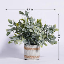 Load image into Gallery viewer, Artificial Plants Small Potted Plastic Fake Plants Green Rosemary Faux Greenery Topiary Shrubs Plant for Home Decor Office Desk Bathroom Farmhouse Tabletop Indoor House Decorations