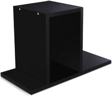Load image into Gallery viewer, Desktop Organizer Office Storage Rack Adjustable Wood Display Shelf | Birthday Gifts - Toy - Home Decor | - Free Style Rotation Display - True Natural Stand Shelf Black