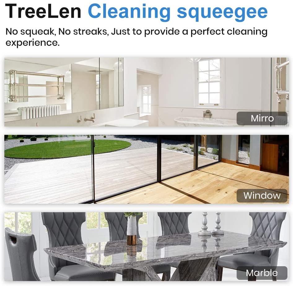 Shower Squeegee for Shower Doors,All Purpose Window Squeegee for Bathr –  TreeLen