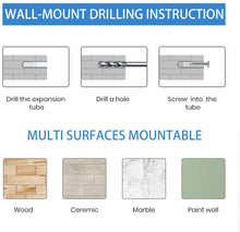 Load image into Gallery viewer, Paper Towel Holder Under Cabinet Mount Hanging Paper Towel Roll Dispenser Wall Mounted Storage Mega Rolls-Nickel
