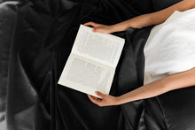 Load image into Gallery viewer, 3 Piece - College Dorm Room Bed Sheets - Hotel Luxury Bed Sheets - Extra Soft Sheets - Deep Pockets - Easy Fit - Breathable &amp; Cooling Sheets – Bed Sheets  Black