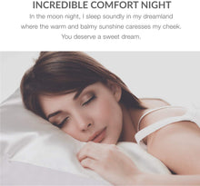 Load image into Gallery viewer, Satin Pillowcase for Hair and Skin, 2-Pack Pillow Cases - Satin Pillow Covers with Envelope Closure,  Ivory