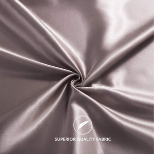 Satin Pillowcase for Hair and Skin, 2-Pack Pillow Cases - Satin Pillow Covers with Envelope Closure, Rose Taupe