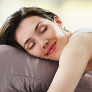 Satin Pillowcase for Hair and Skin, 2-Pack Pillow Cases - Satin Pillow Covers with Envelope Closure, Rose Taupe