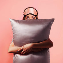Load image into Gallery viewer, Satin Pillowcase for Hair and Skin, 2-Pack Pillow Cases - Satin Pillow Covers with Envelope Closure, Rose Taupe