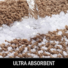 Load image into Gallery viewer, Bathroom Rug Mat, Ultra Soft and Water Absorbent Bath Rug, Bath Carpet, Machine Wash/Dry, for Tub, Shower, and Bath Room (Brown)