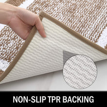 Load image into Gallery viewer, Bathroom Rug Mat, Ultra Soft and Water Absorbent Bath Rug, Bath Carpet, Machine Wash/Dry, for Tub, Shower, and Bath Room (Brown)