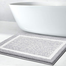 Load image into Gallery viewer, Bathroom Rug Mat, Ultra Soft and Water Absorbent Bath Rug, Bath Carpet, Machine Wash/Dry, for Tub, Shower, and Bath Room (Grey)