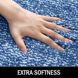 Bathroom Rug Mat, Ultra Soft and Water Absorbent Bath Rug, Bath Carpet, Machine Wash/Dry, for Tub, Shower, and Bath Room (Navy)