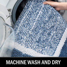 Load image into Gallery viewer, Bathroom Rug Mat, Ultra Soft and Water Absorbent Bath Rug, Bath Carpet, Machine Wash/Dry, for Tub, Shower, and Bath Room (Navy)