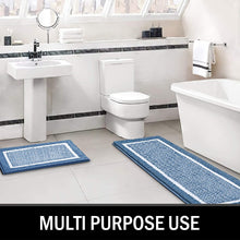 Load image into Gallery viewer, Bathroom Rug Mat, Ultra Soft and Water Absorbent Bath Rug, Bath Carpet, Machine Wash/Dry, for Tub, Shower, and Bath Room (Navy)