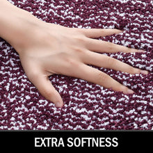 Load image into Gallery viewer, Bathroom Rug Mat, Ultra Soft and Water Absorbent Bath Rug, Bath Carpet, Machine Wash/Dry, for Tub, Shower, and Bath Room (Purple)